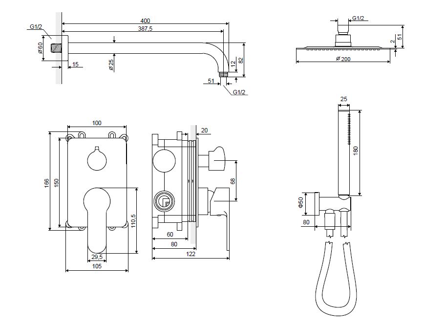 rys techniczny tabela